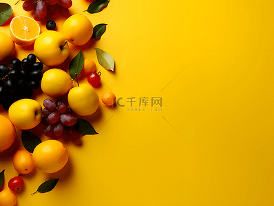 美食广告背景背景图片_时尚简约水果摄影广告背景