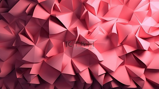 粉红色 3D 背景，具有抽象纹理，非常适合封面设计书籍插图广告等