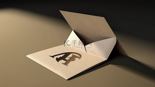 信封信纸背景图片_一个打开的信封，里面有一张卡片