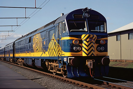 延安小姐火车站服务713.59189薇背景图片_有蓝色的火车引擎