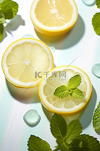 鲜榨玉米汁背景图片_鲜榨柠檬