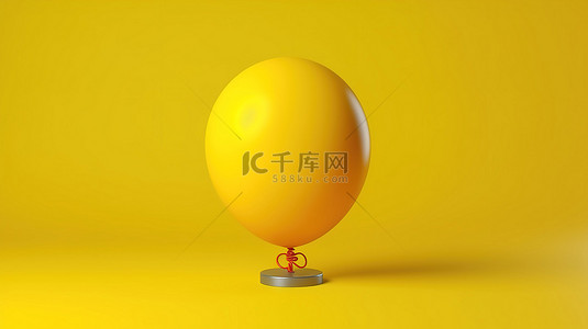 气泡问号背景图片_阳光明媚的黄色背景上好奇的语音气泡，有文本 3D 渲染的空间