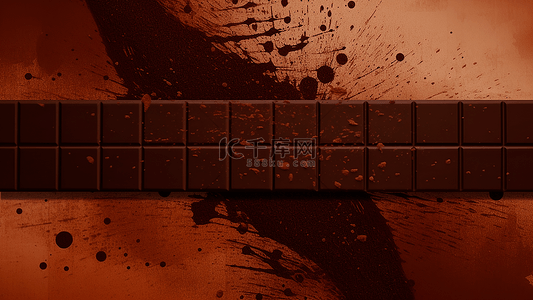 巧克力商业背景海报