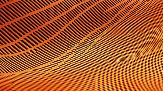 3D 旋转和旋转中的橙色条纹