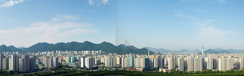 朝鲜战争背景图片_朝鲜平壤市的镜头