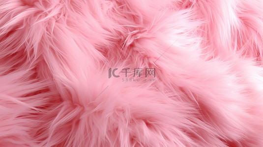 毛皮背景图片_背景上柔软的粉红色毛皮的 3d 渲染