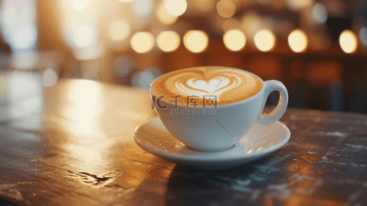 奶茶店招牌背景图片_一杯温馨暖心的咖啡饮品图片7