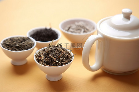 一杯茶背景图片_展示了茶冲泡的各个阶段和一杯茶