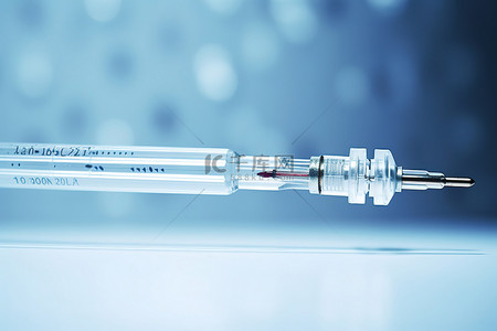hpv疫苗背景图片_测试中出来的注射器