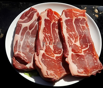 自己切牛肉