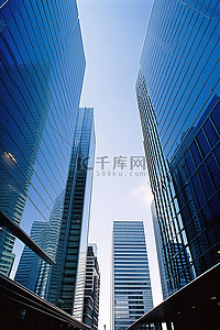 城市街道背景图片_东京商业区