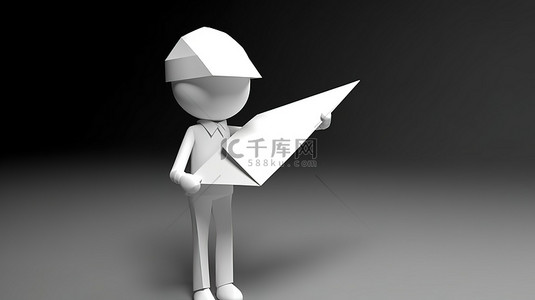 使用纸飞机主题设计您自己的 3D 角色