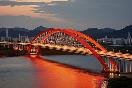 连接韩国和朝鲜的现代江江大桥