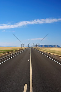 公路澳大利亚背景图片_一条空荡荡的长公路