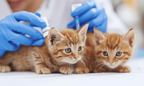 宠物猫咪打疫苗