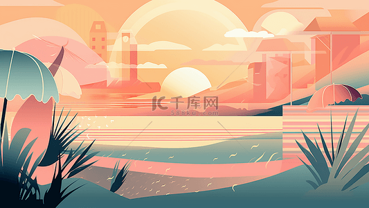 创意文字背景背景图片_旅游海报背景插画