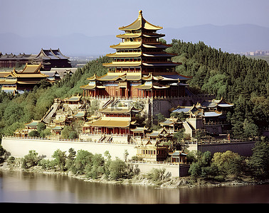 中国皇宫背景图片_令人望而生畏的皇宫
