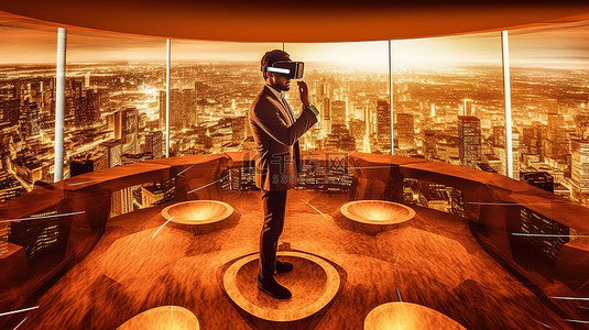 互联网用户背景图片_利用最新的虚拟现实技术让自己沉浸在 3D 虚拟宇宙中