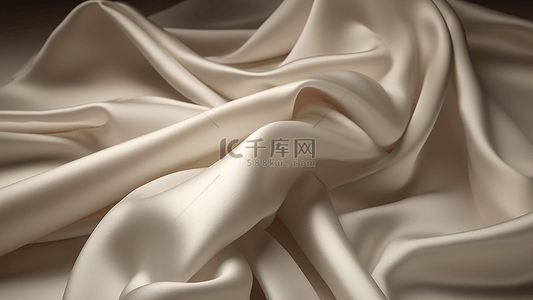 绸带背景背景图片_丝绸白色丝织品表面光滑背景