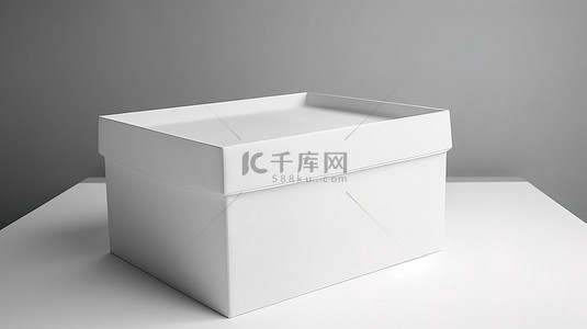 索菲亚教堂背景图片_3d 渲染中的白盒包装模型