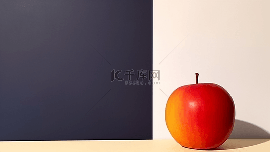 绿色苹果背景图片_水果苹果海报背景