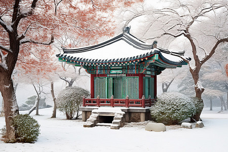 oa日报背景图片_首尔日报的雪