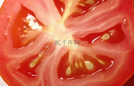 番茄大虾背景图片_显示不同部分的番茄图像