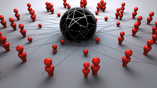左侧关联背景图片_以 3D 方式说明网络和互联网通信的本质