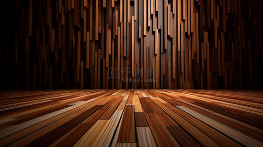 木质桌子背景图片_真实的 3D 木质纹理背景呈现完美