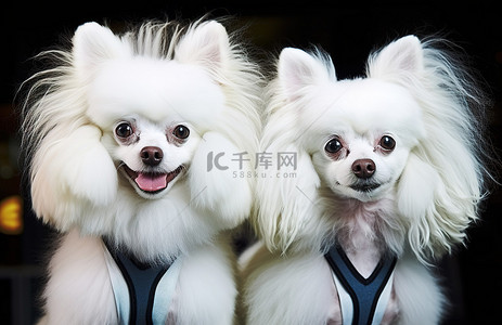 来自韩国的宠物小狗小型犬种