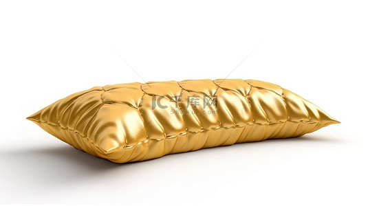 皇冠女王背景图片_带有金色口音的豪华白色枕头的 3d 渲染