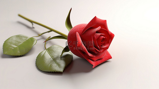 用 3d 玫瑰宣告爱情你是我永远的爱