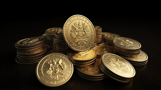 上台紧张背景图片_数字俄罗斯卢布硬币在俄罗斯乌克兰紧张局势中对全球经济的未来愿景