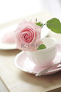 红玫瑰红玫瑰背景图片_桌上的粉红玫瑰