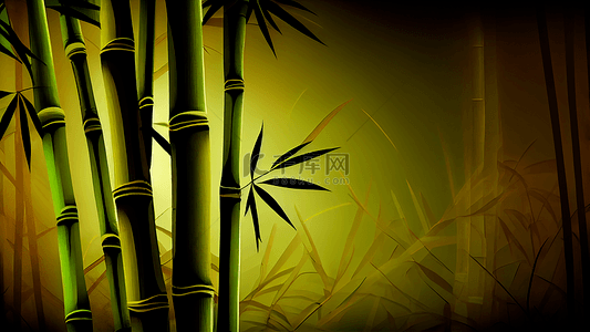 竹子艺术背景