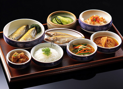 韩国餐厅 yaeseong 鱼开胃菜