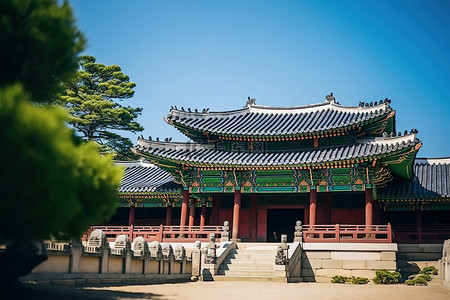文化遺產背景图片_首尔 韩国寺庙 韩国旅游 韩国寺庙