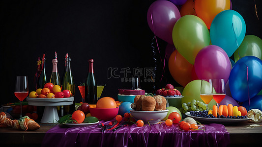 派对庆典美食气球