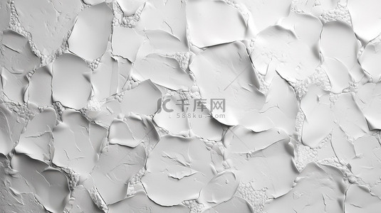 老背景背景图片_3D 渲染的纹理白色石膏墙的详细视图