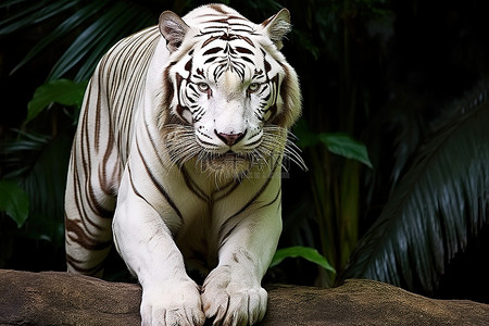 动物园里的白虎