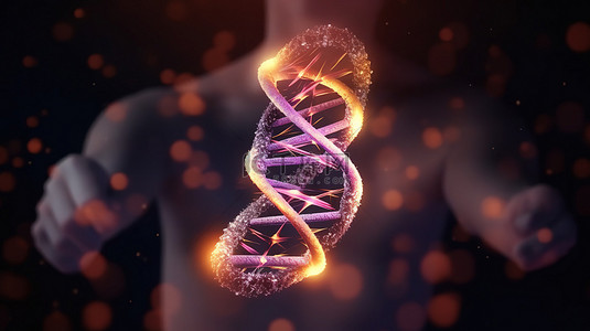 医学细胞背景图片_掌握 DNA 螺旋 遗传学和生物技术科学进展的可视化