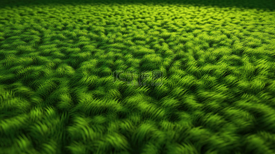 草地特写背景图片_背景 3D 渲染绿草纹理的特写