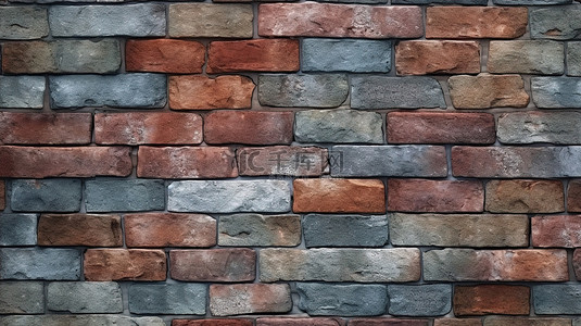 水泥砖渲染的 3d 背景