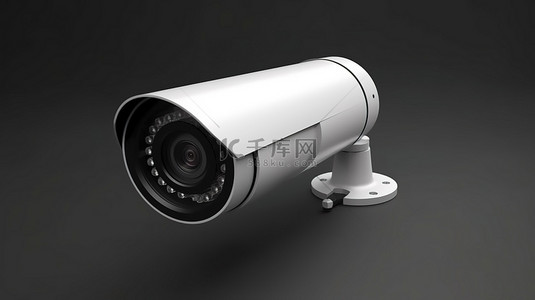 粮仓监控系统背景图片_闭路电视摄像机以 3D 渲染以增强安全性