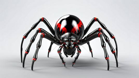 红皮背景图片_红皮黑寡妇蜘蛛非常适合幽灵万圣节主题设计