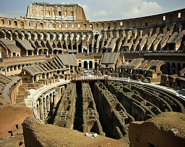 罗马背景图片_罗马巨大竞技场的景色