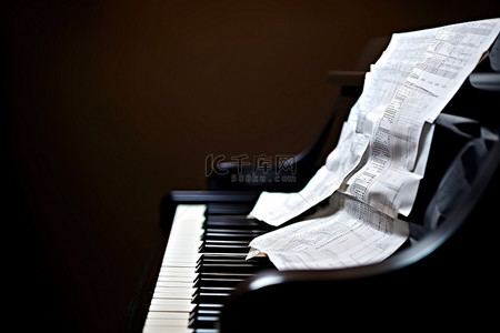 乐器音乐音符背景图片_钢琴 钢琴音符 钢琴音乐 钢琴