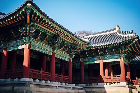 首尔佛教寺庙寺庙传统的韩国设计
