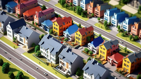 令人惊叹的 3D 渲染住宅是建筑杰作