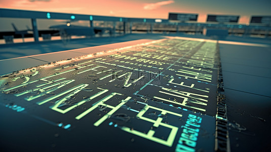 描绘过去现在和未来的时间旅行机场板